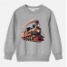 【12M-9Y】Boy Train Print Cotton Stain Resistant Long Sleeve Sweatshirt