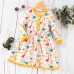 【2Y-7Y】Girl Casual Colorful Cartoon Animal Unicorn Floral Print Long Sleeve Dress