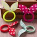 Children’s Hair Ring Korean Style Bow Hair Ring Rabbit Ears Hair Band Rope Hair Accessories