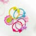 Double Beads Cartoon Children’s Hair Ring Candy Color Children’s Head Rope Hair Band Rubber Band Hair Accessories