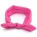 Girl Baby Toddler Kid Stretch Rabbit Bow Headband Turban Knot Hairband Head Wrap