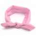 Girl Baby Toddler Kid Stretch Rabbit Bow Headband Turban Knot Hairband Head Wrap