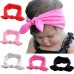 Girl Baby Toddler Kid Stretch Rabbit Bow Headband Turban Knot Hairband Head Wrap