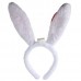 Lovely Light  Up Halloween Party Hair Band Plush Rabbit Ears Blinking Headband