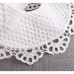 Cotton Lace Female Baby Bib Princess Bib Saliva Towel 360 Degree Rotation Child Fake Collar Decoration  Color  Sun Flower White