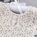 Cotton Lace Female Baby Bib Princess Bib Saliva Towel 360 Degree Rotation Child Fake Collar Decoration  Color  U  shaped Apricot